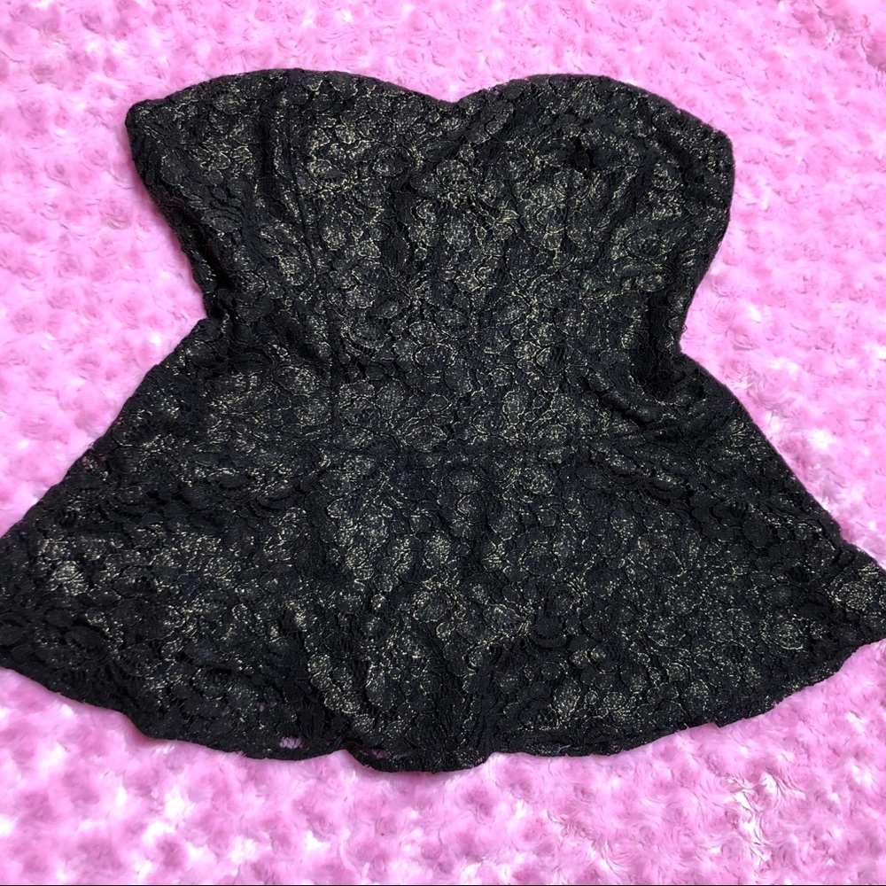 Express NWT peplum convertible tank top tube top s